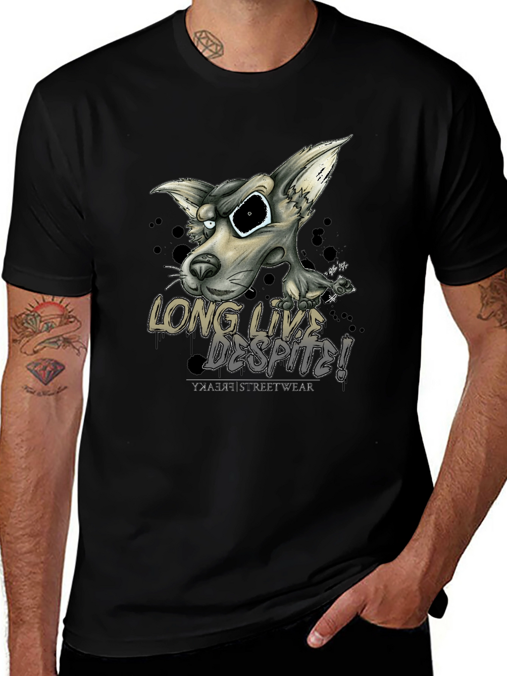 Long Live Despite T-Shirt Streetwear Design