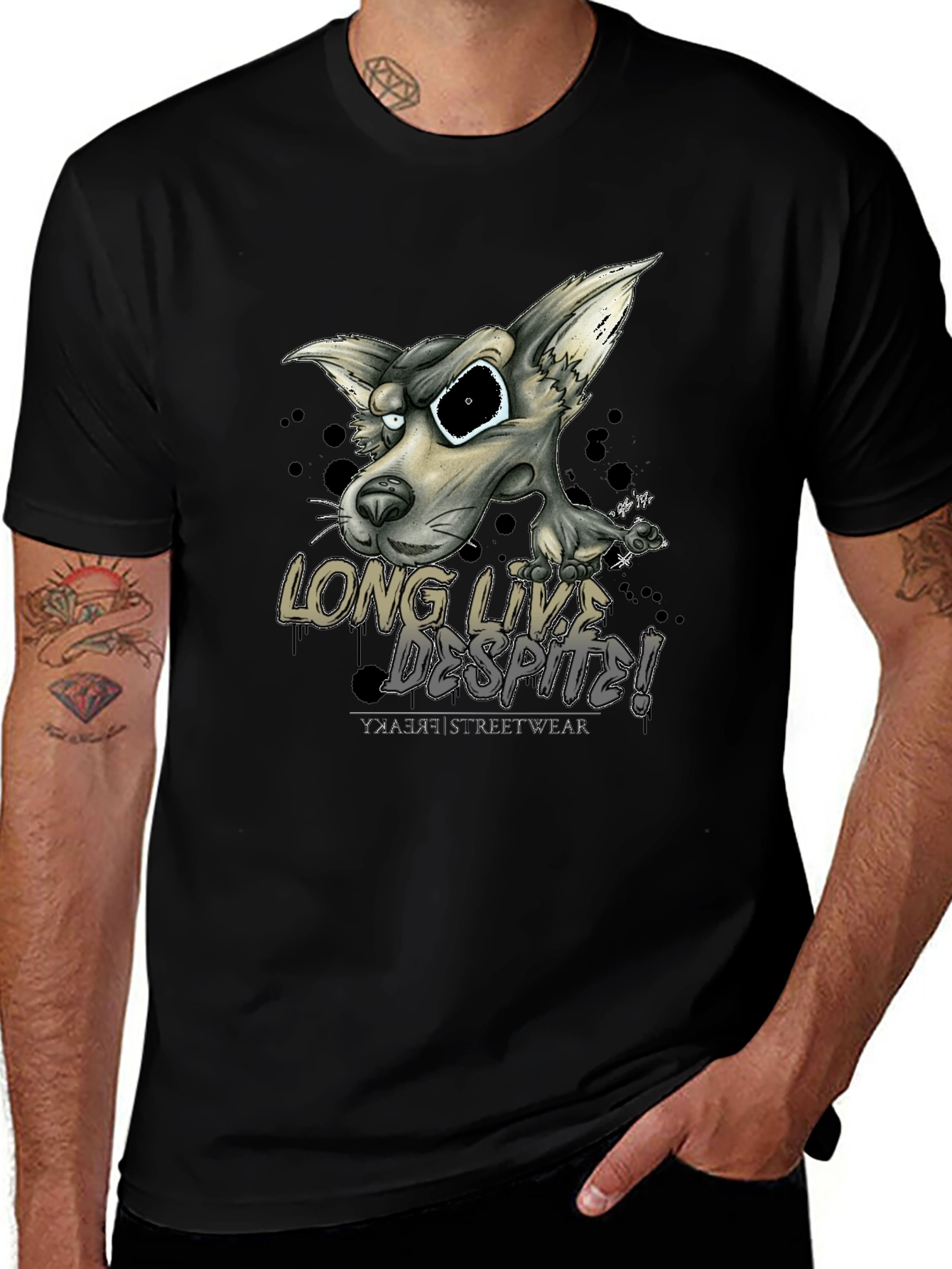 Long Live Despite T-Shirt Streetwear Design
