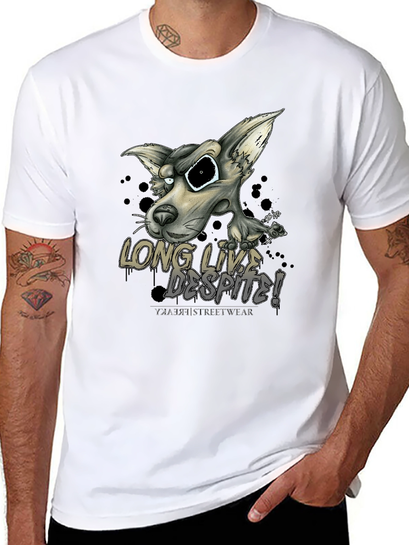 Long Live Despite T-Shirt Streetwear Design
