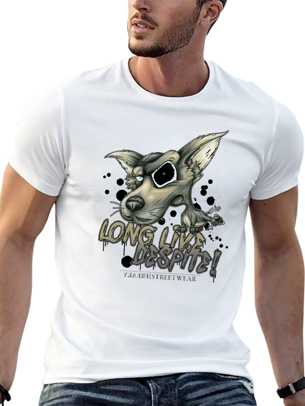 Long Live Despite T-Shirt Streetwear Design