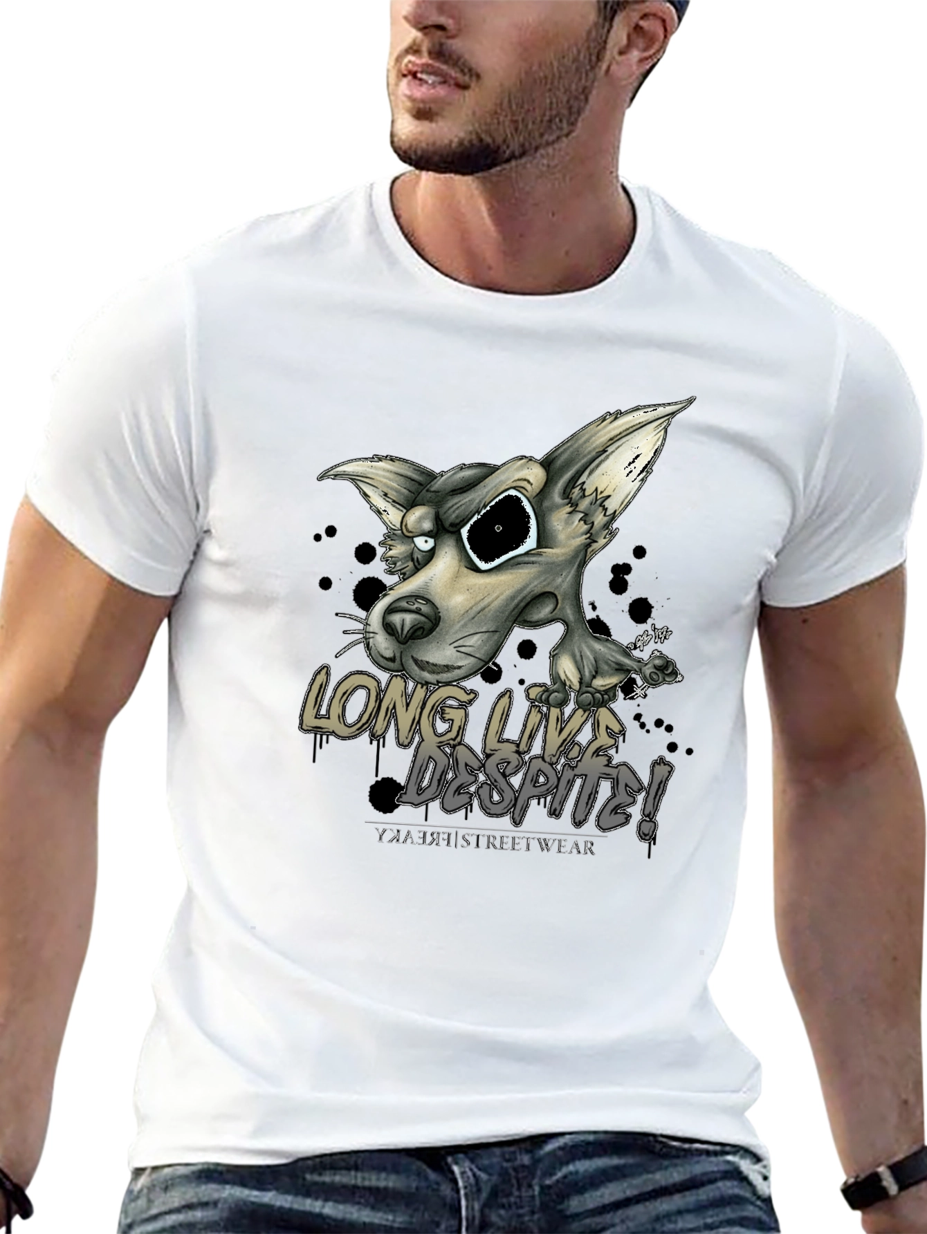 Long Live Despite T-Shirt Streetwear Design