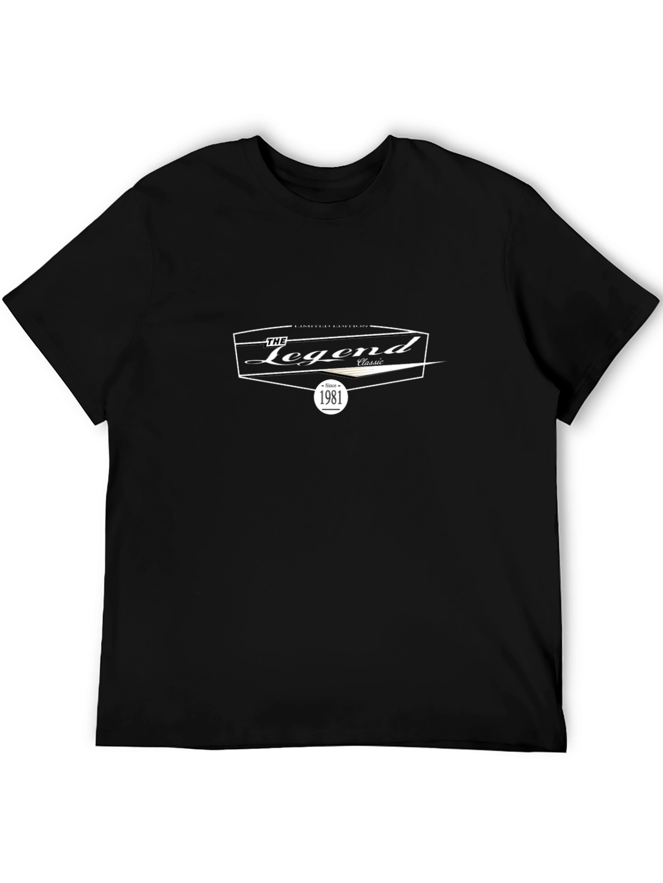The Legend Classic 1981 Black T-Shirt