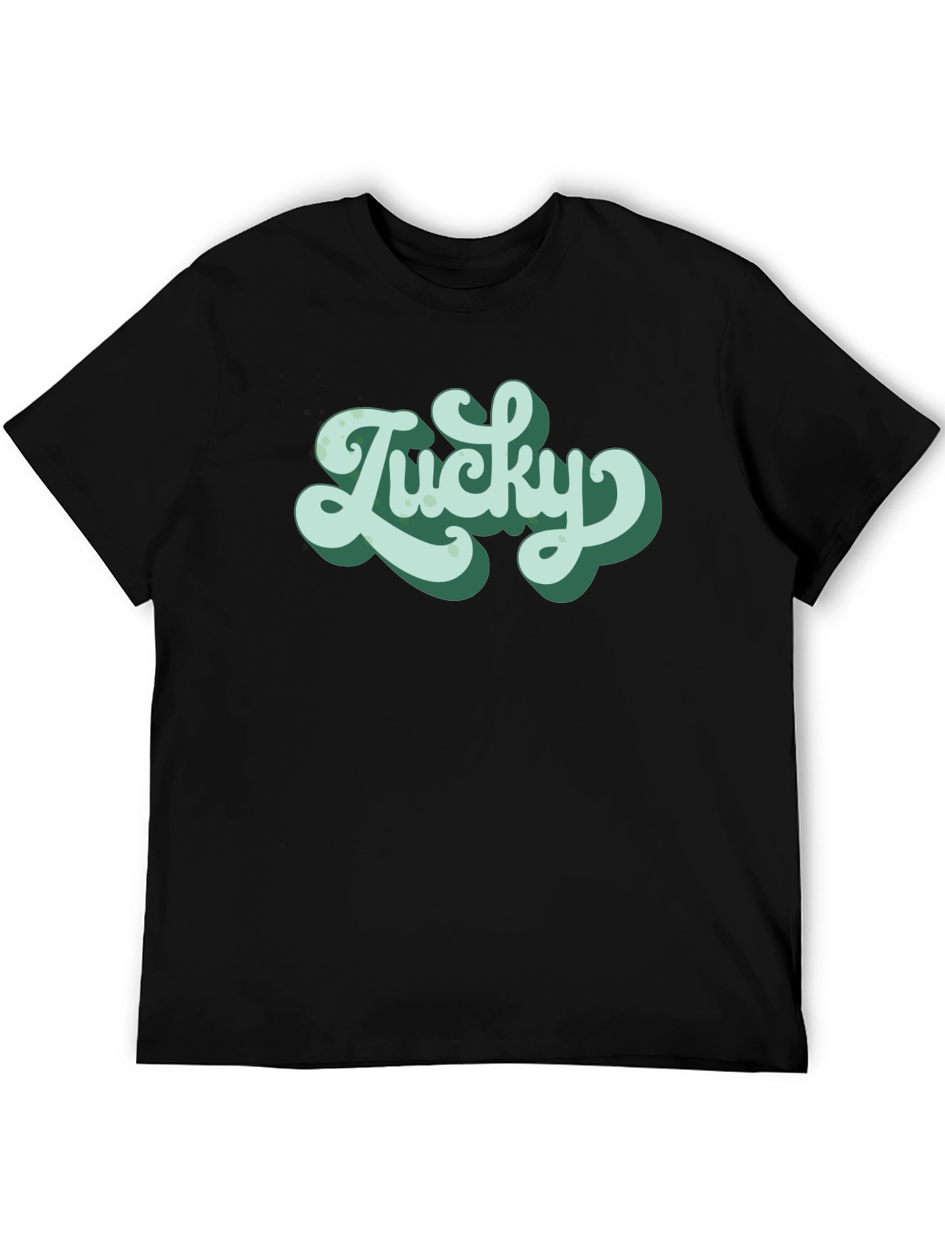 Lucky Graphic Tee - Retro Style