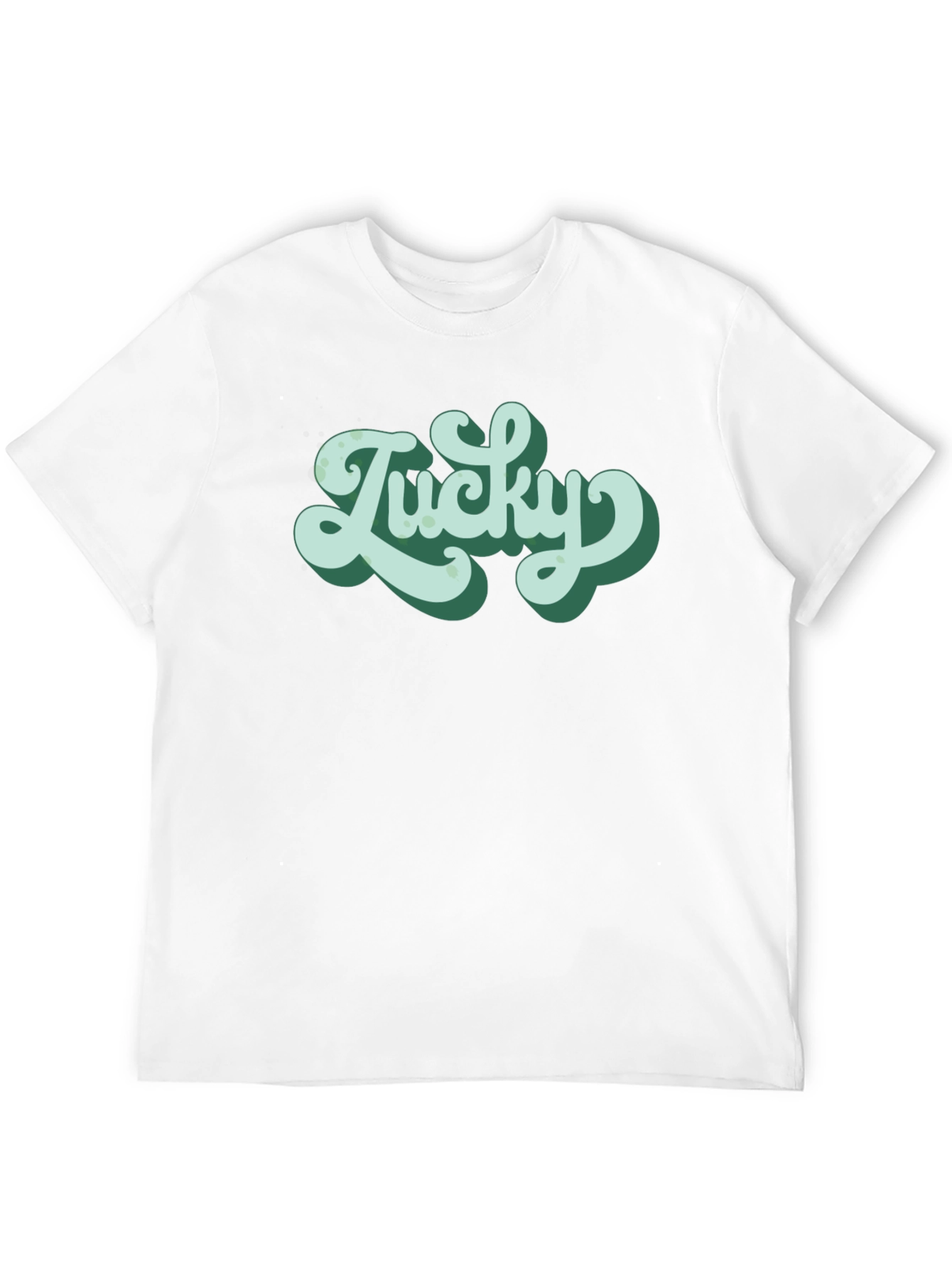 Lucky Graphic Tee - Retro Style