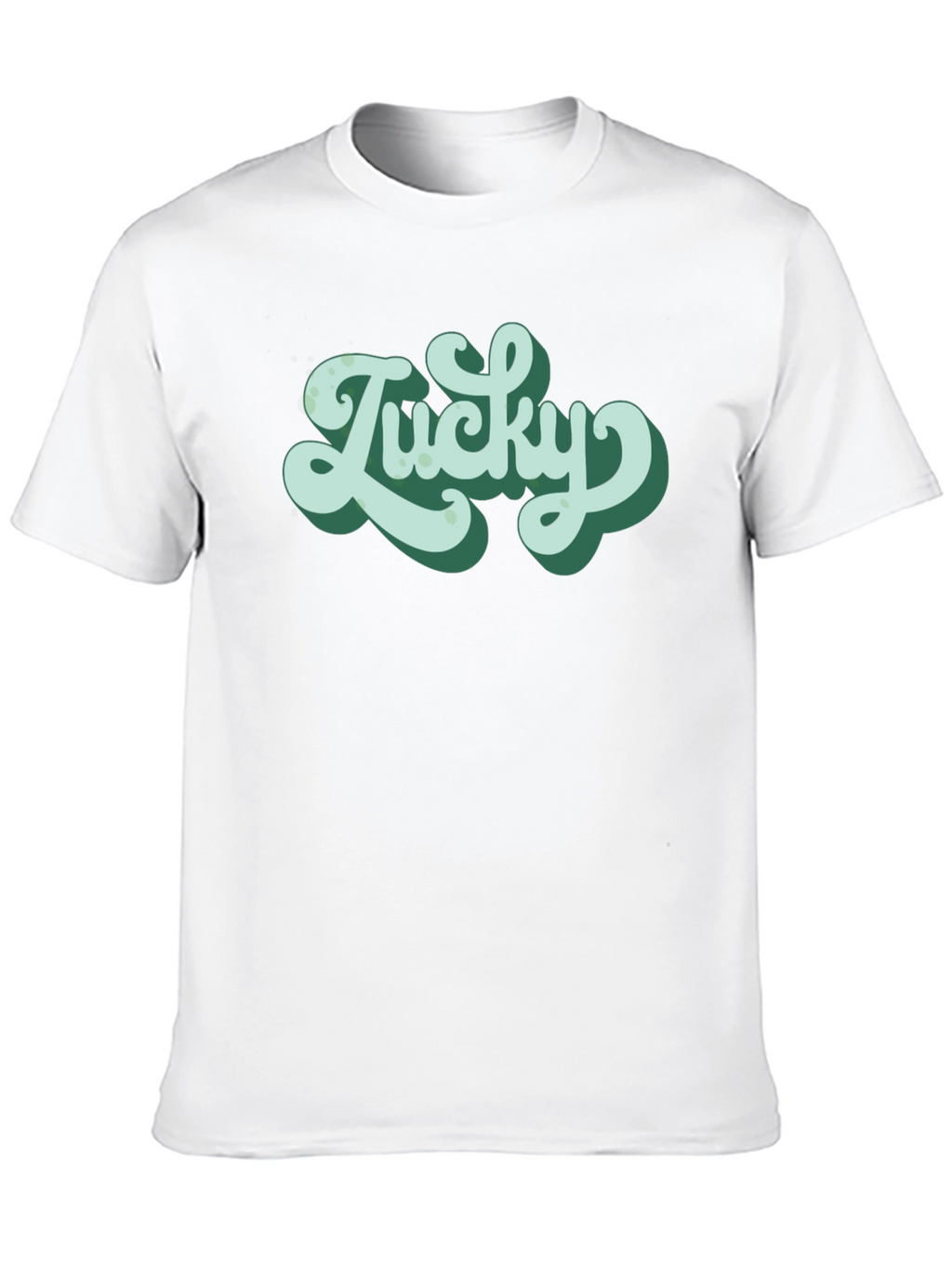 Lucky Graphic Tee - Retro Style