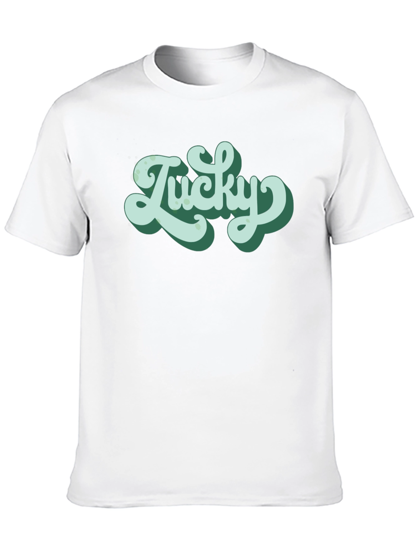 Lucky Graphic Tee - Retro Style