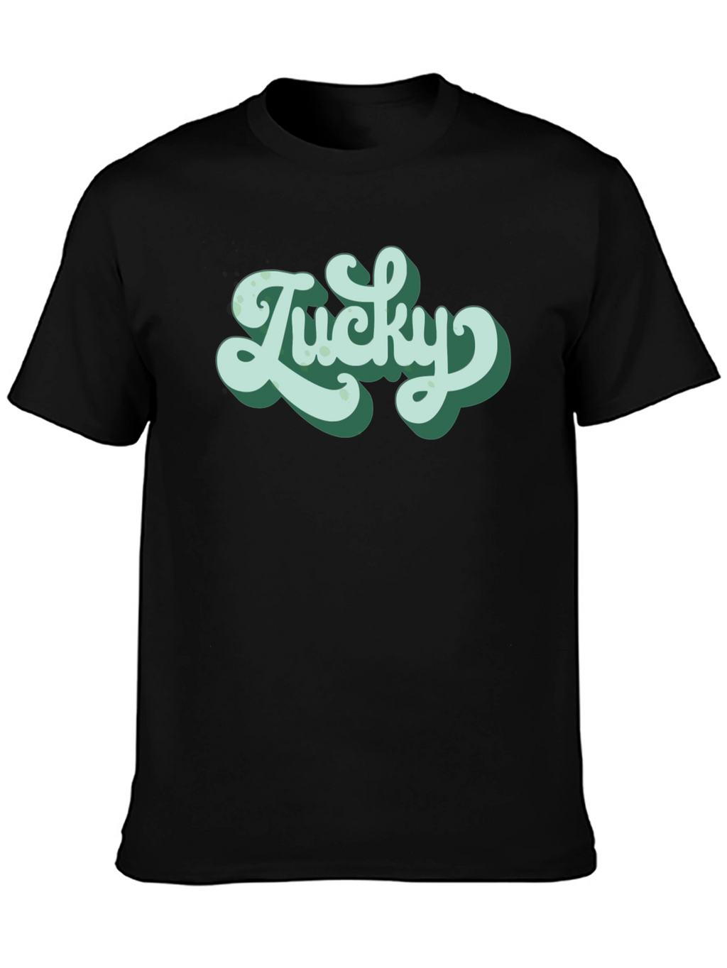 Lucky Graphic Tee - Retro Style