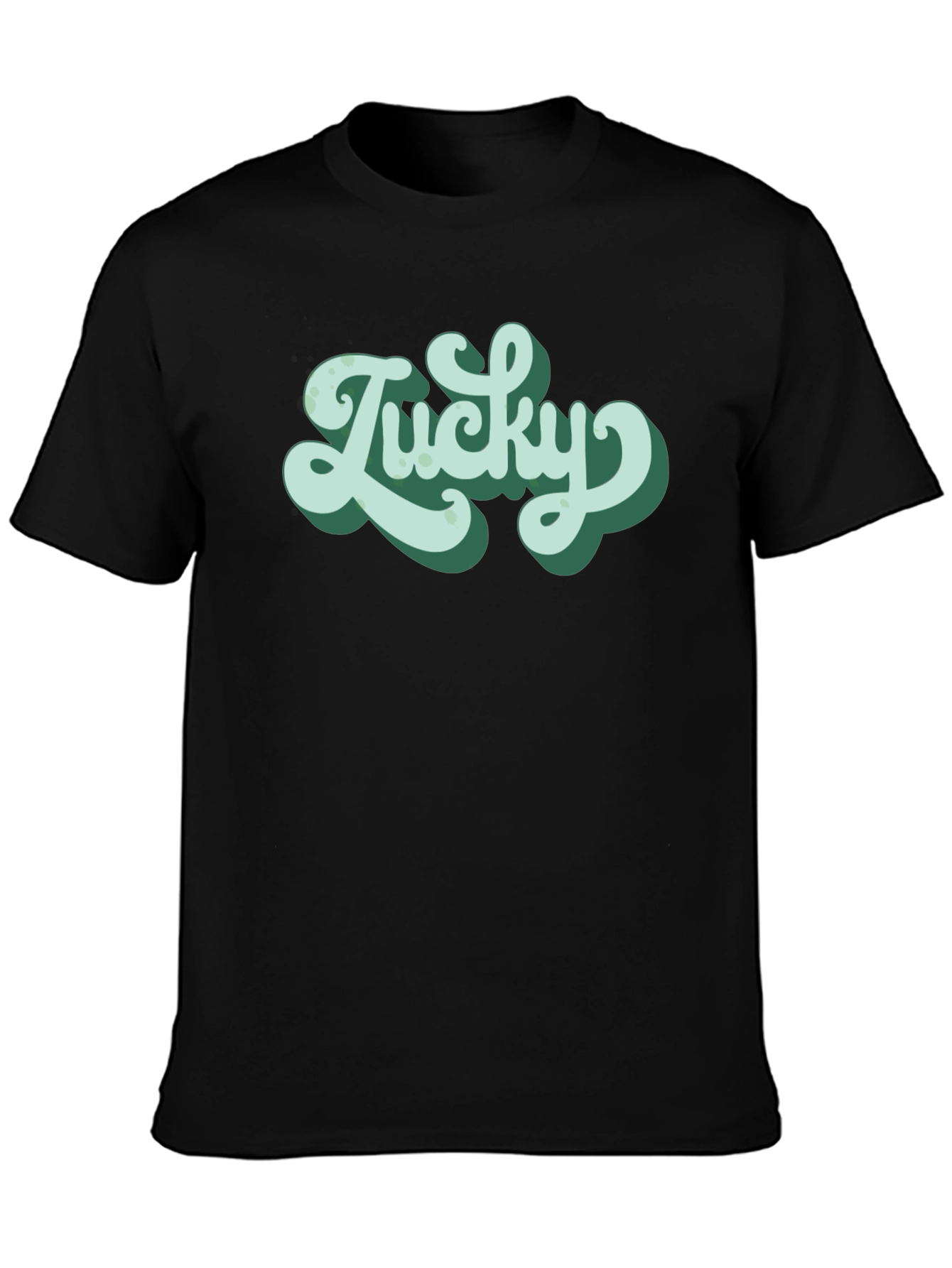 Lucky Graphic Tee - Retro Style
