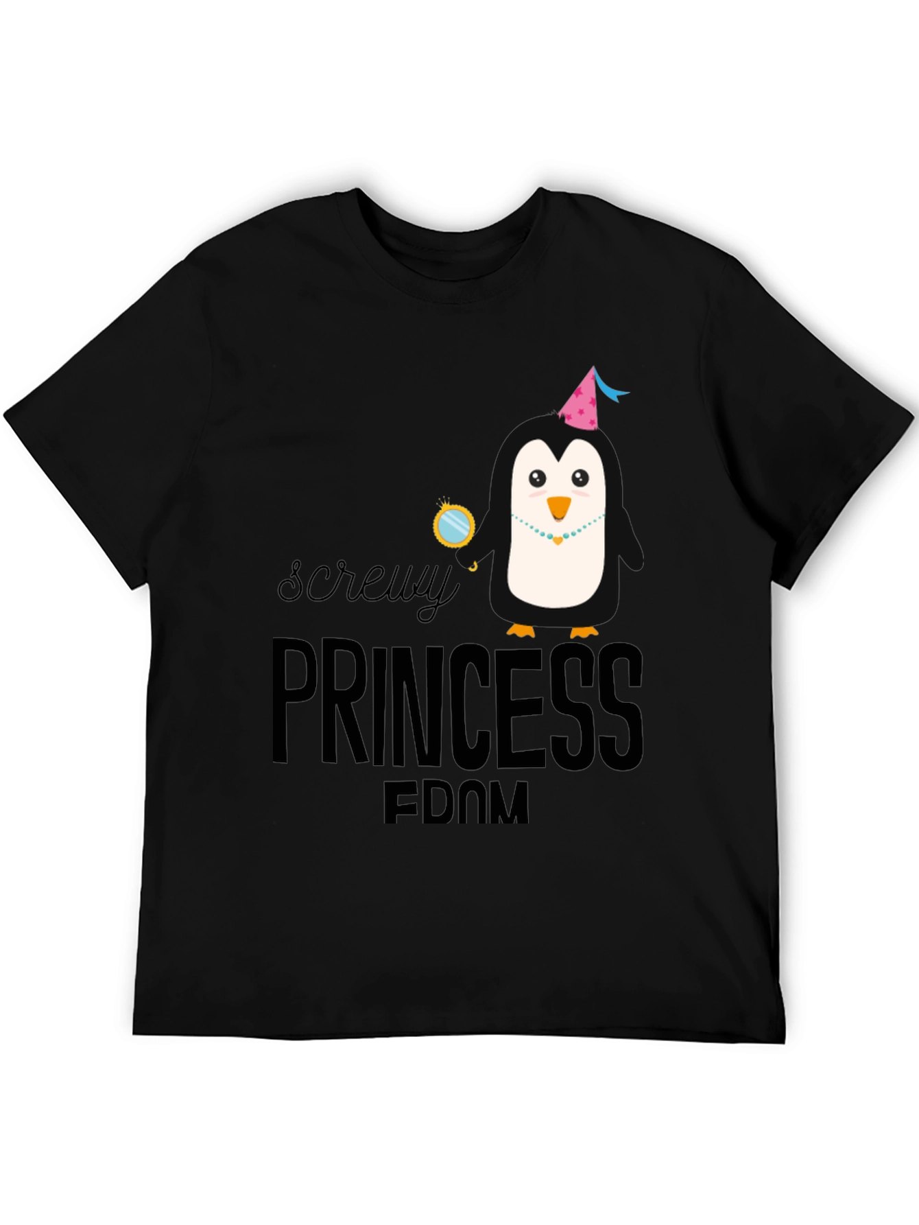 Screwuy Princess Fdom Penguin T-Shirt