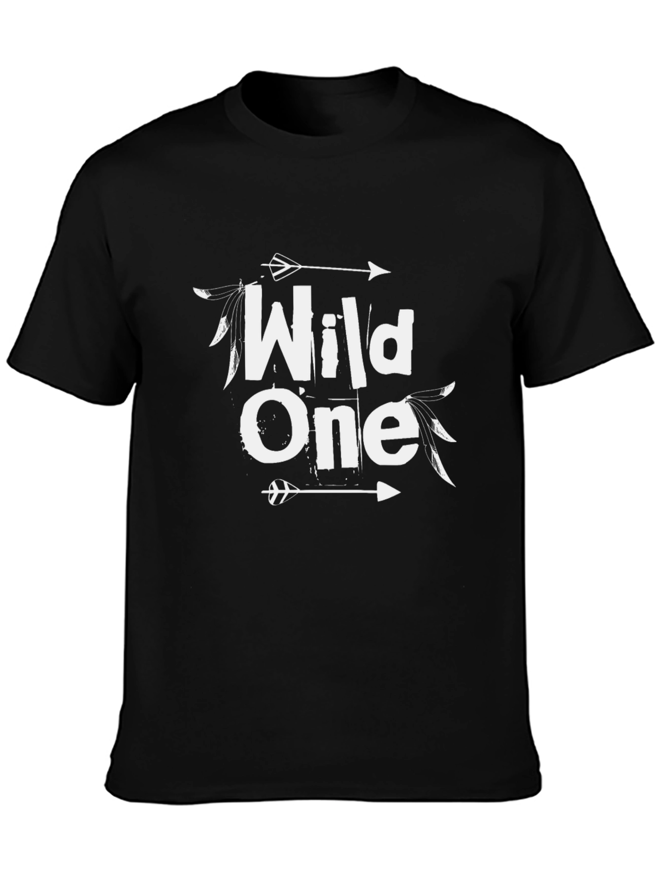 Wild One T-Shirt - Black Graphic Tee