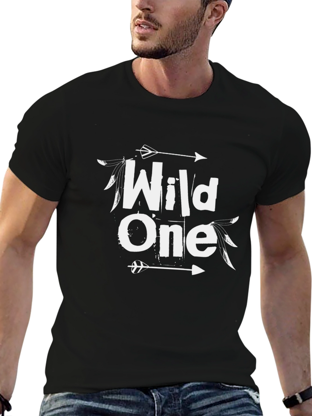 Wild One T-Shirt - Black Graphic Tee