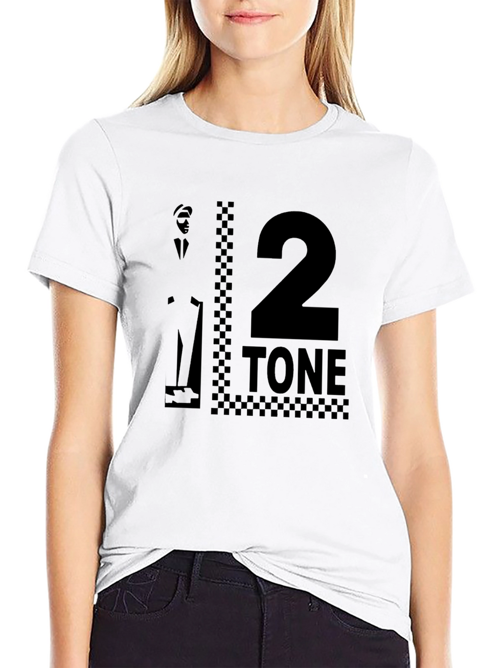 2 Tone Ska Music Graphic T-Shirt