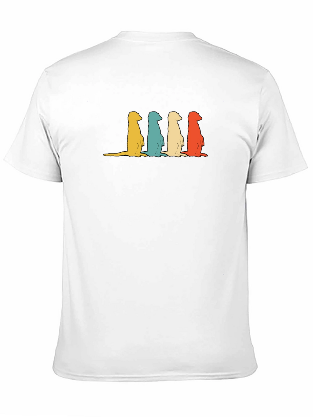 Retro Meerkat Crewneck T-Shirt