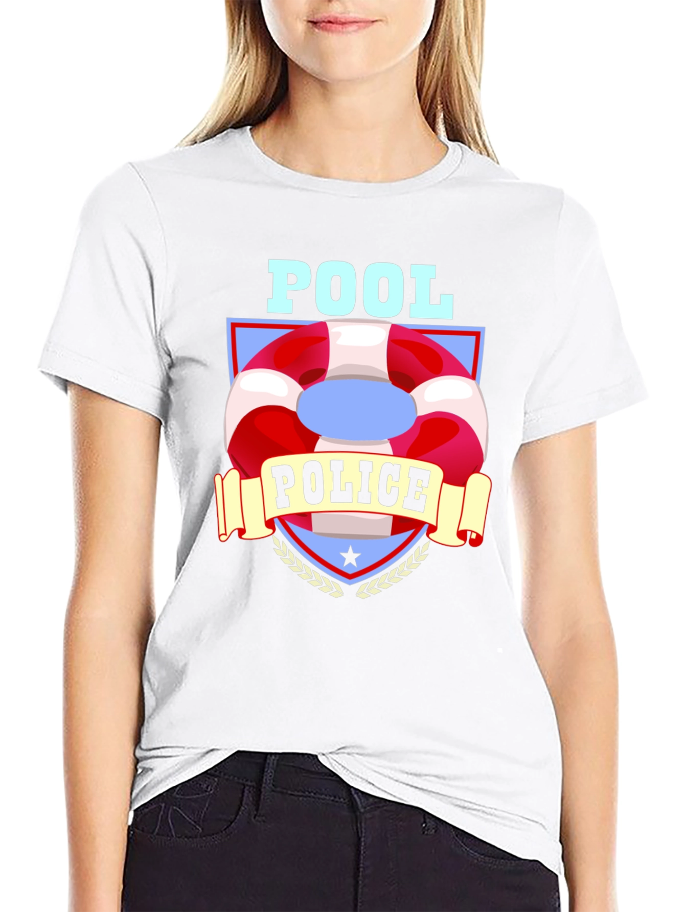 Pool Police T-Shirt - Funny Lifeguard Tee