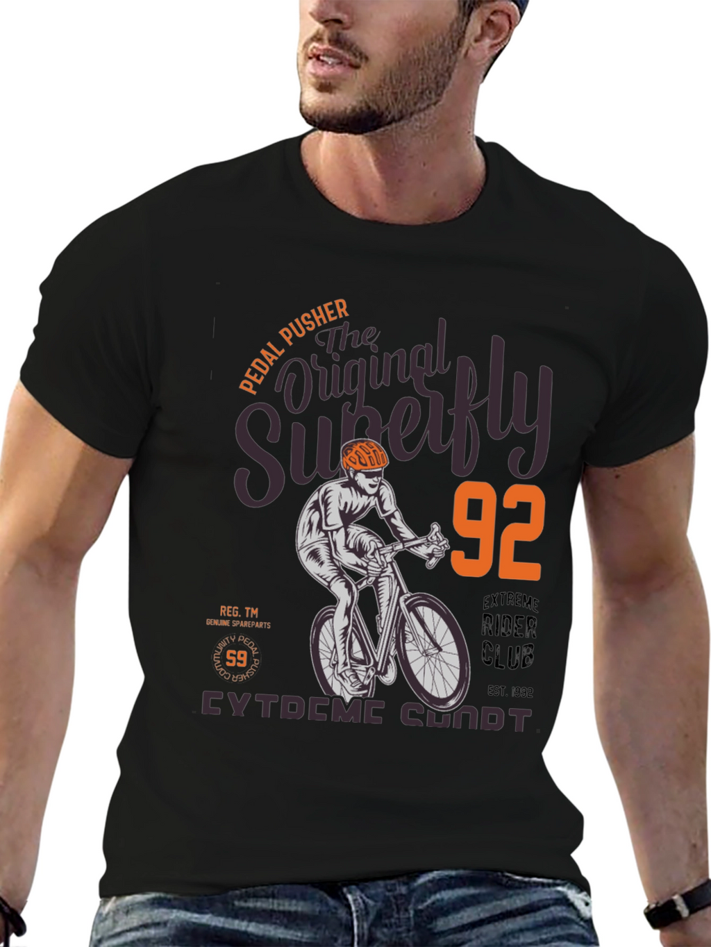 Superfly Cycling T-Shirt - Pedal Pusher