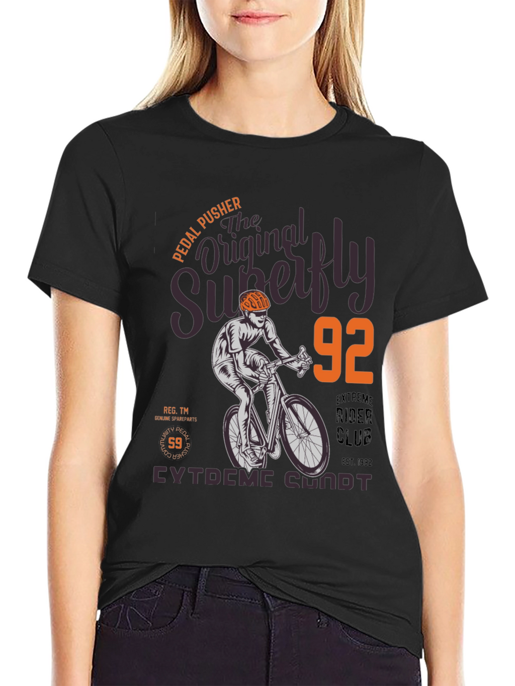 Superfly Cycling T-Shirt - Pedal Pusher