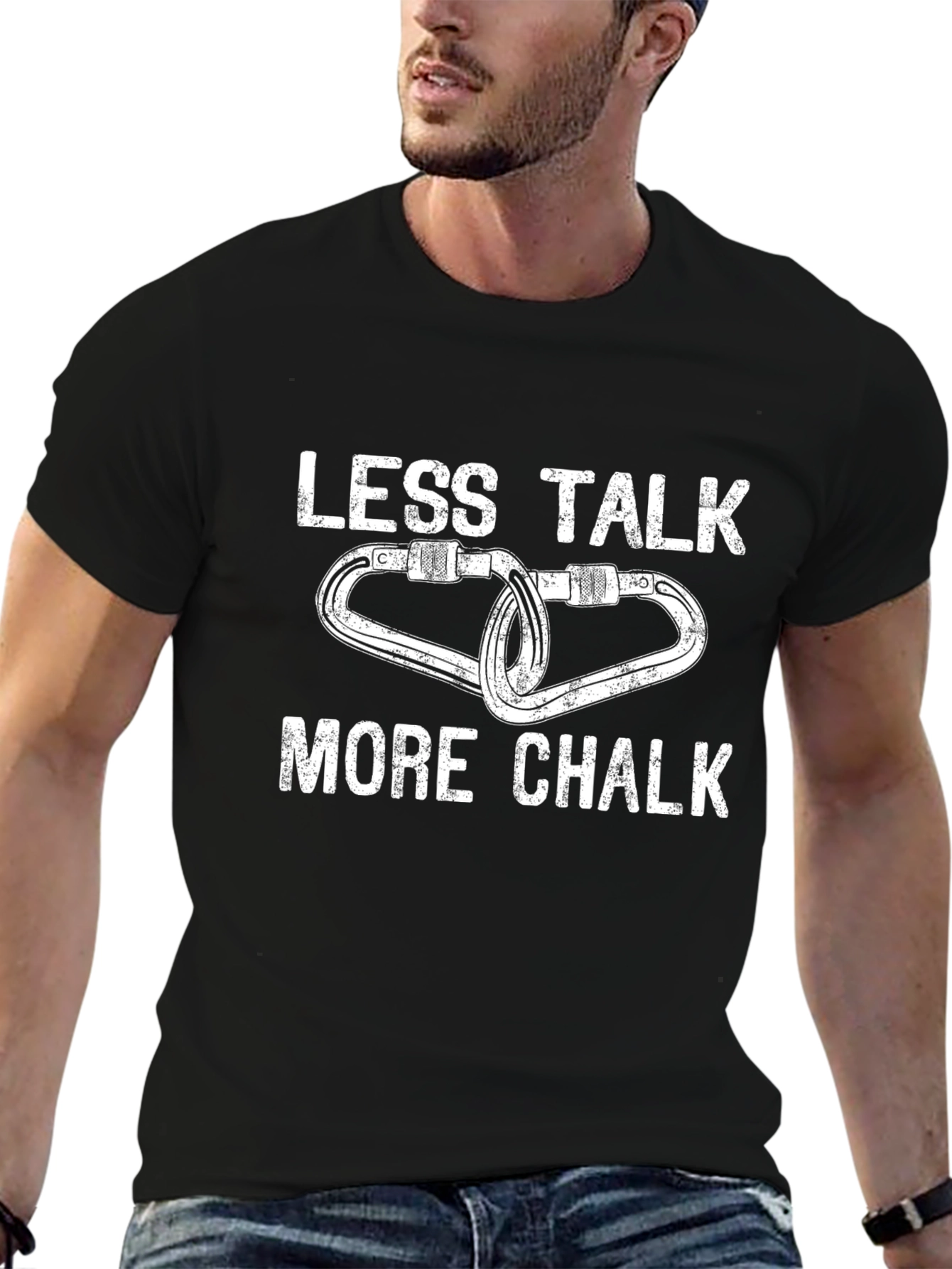 Less Talk More Chalk Climber T-Shirt