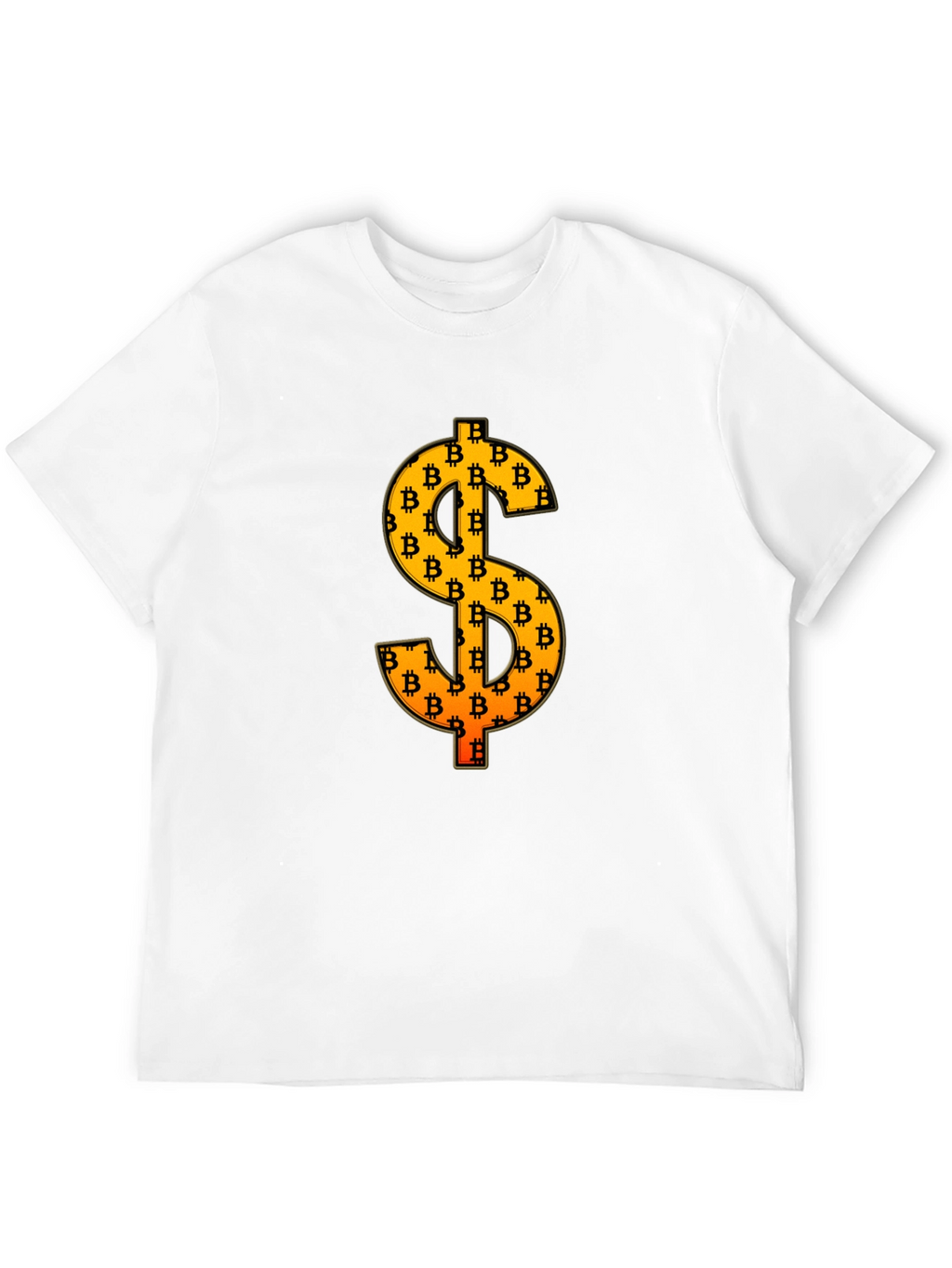 Bitcoin Dollar Sign Graphic T-Shirt - Crypto Currency Tee