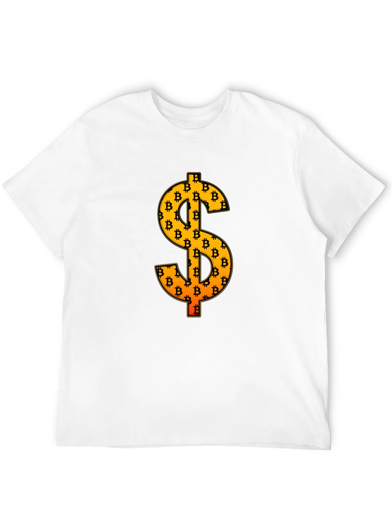Bitcoin Dollar Sign Graphic T-Shirt - Crypto Currency Tee