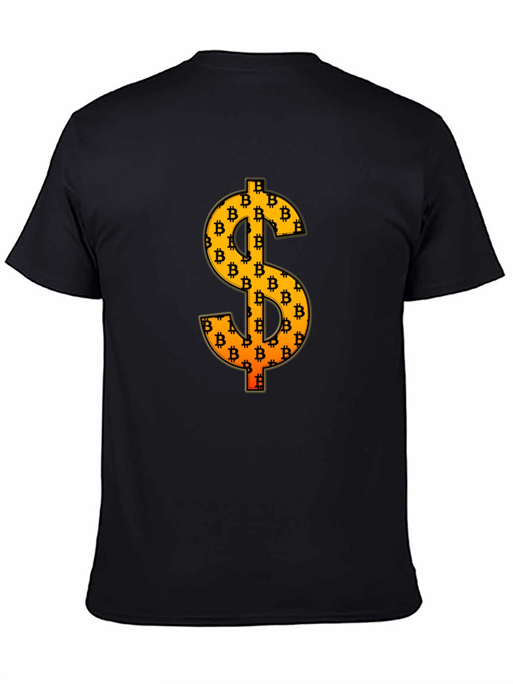 Bitcoin Dollar Sign Graphic T-Shirt - Crypto Currency Tee