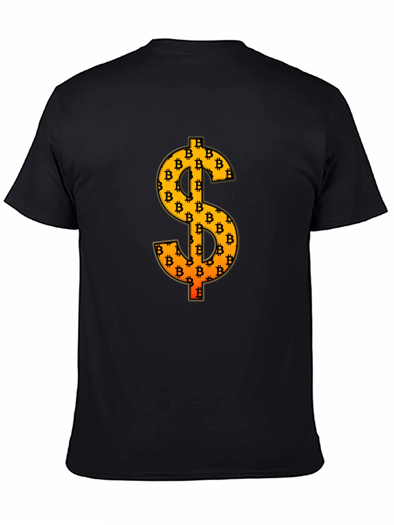 Bitcoin Dollar Sign Graphic T-Shirt - Crypto Currency Tee