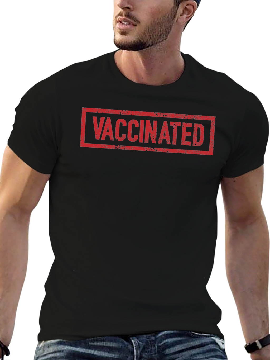 Vaccinated Graphic T-Shirt - Show Your Status!