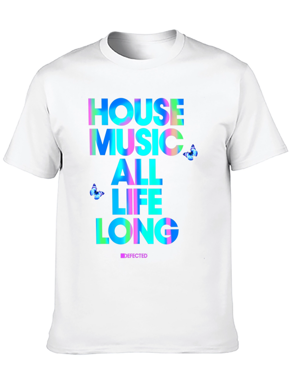 House Music All Life Long Black T-Shirt
