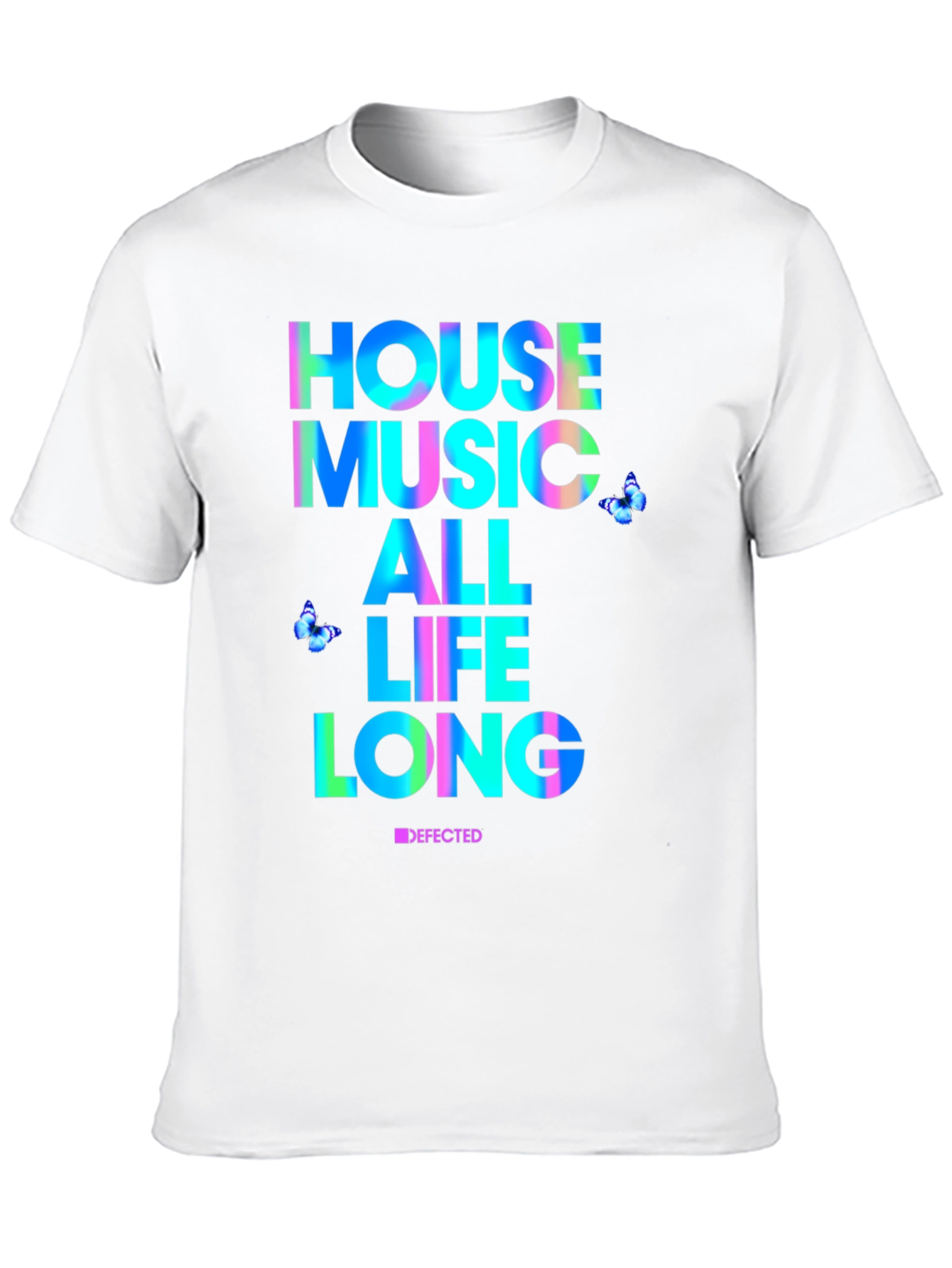 House Music All Life Long Black T-Shirt