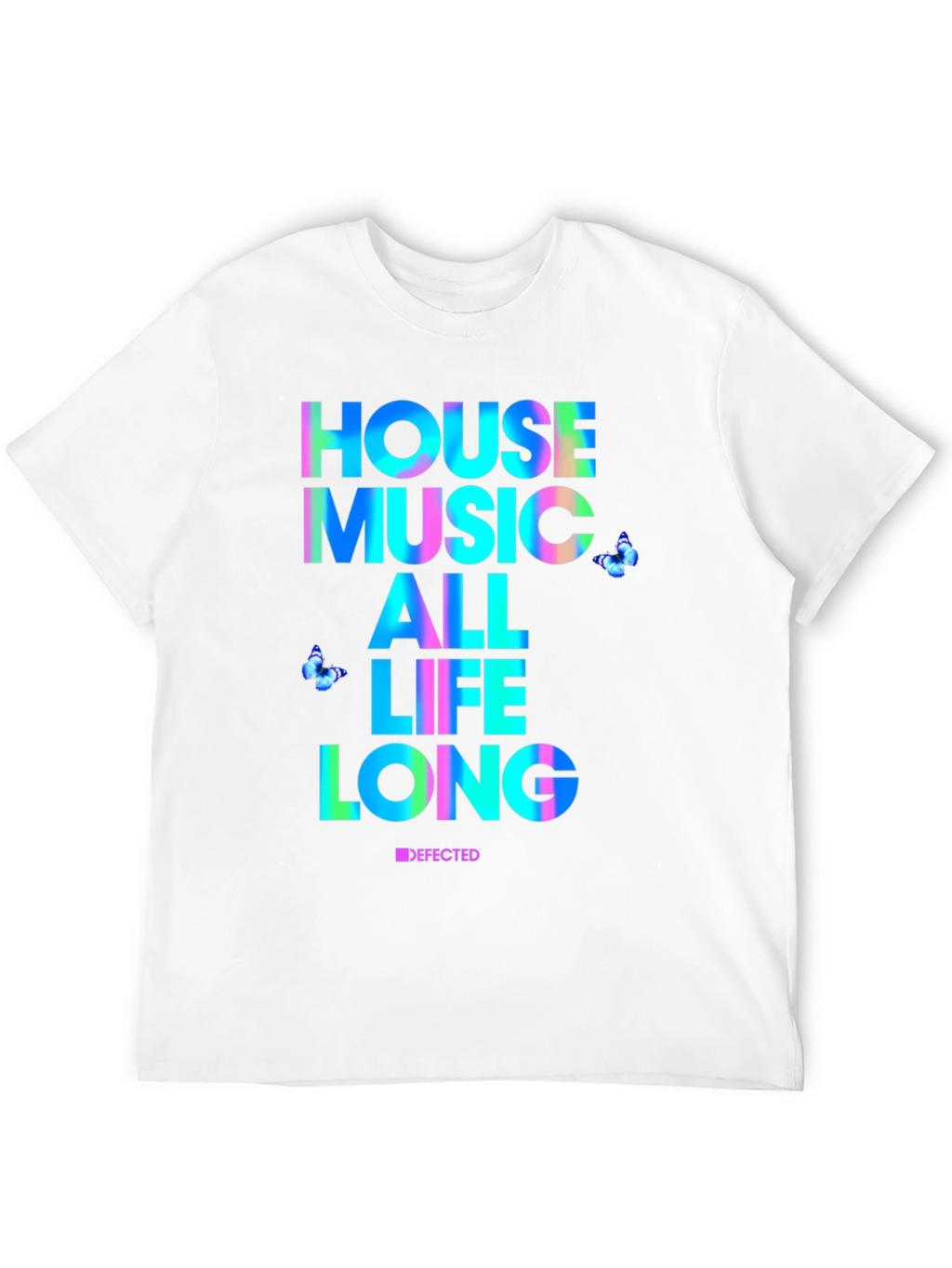 House Music All Life Long Black T-Shirt