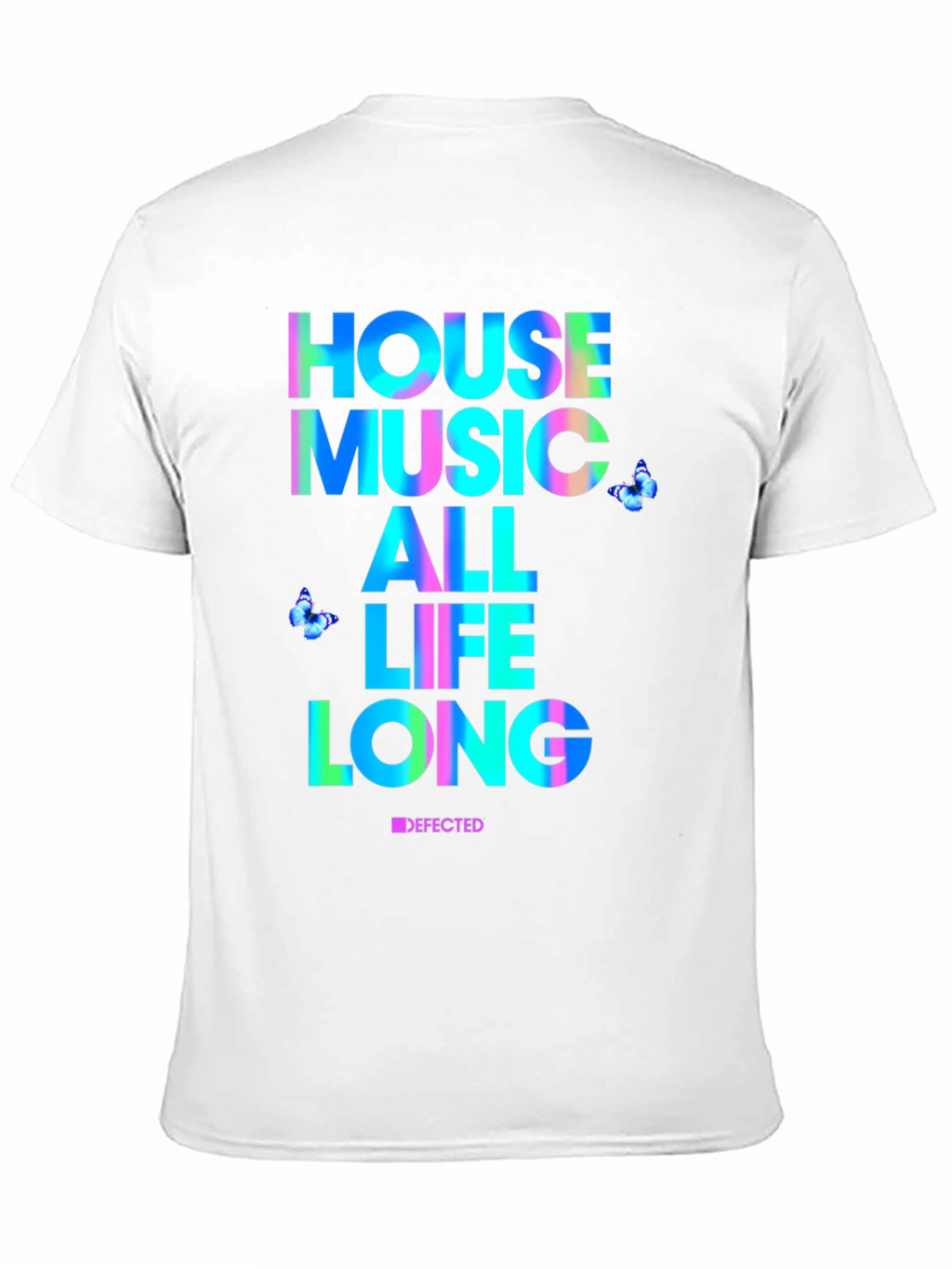 House Music All Life Long Black T-Shirt