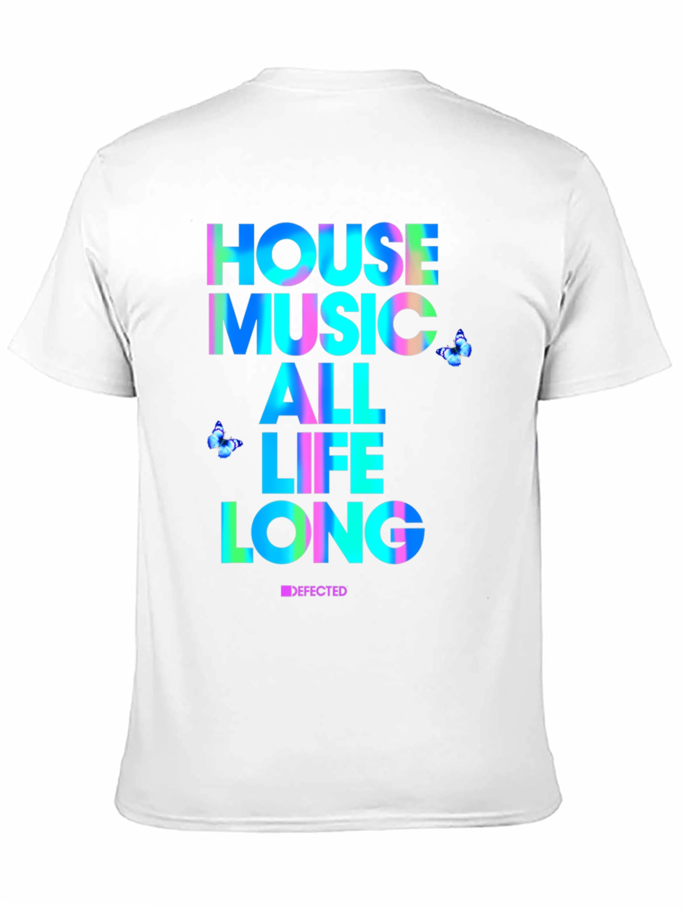 House Music All Life Long Black T-Shirt