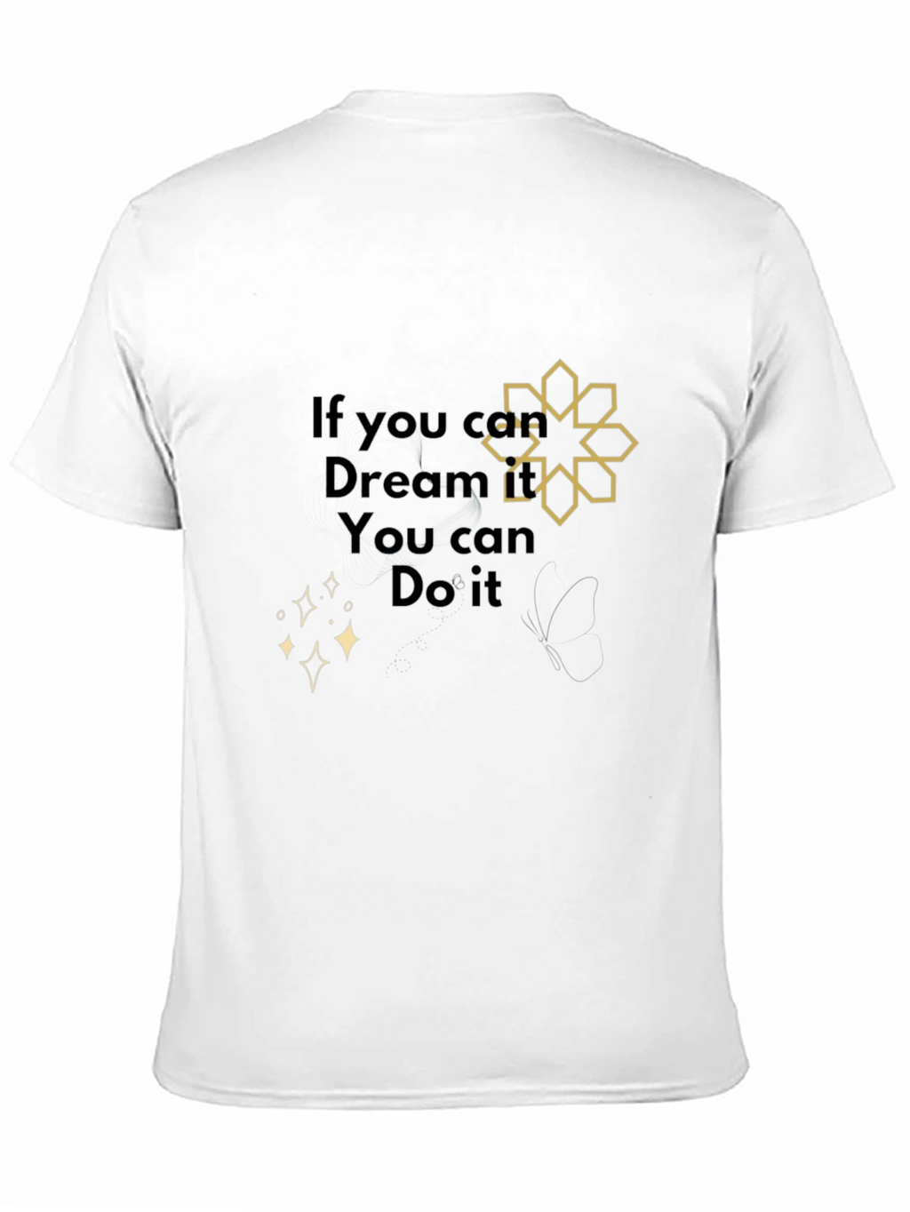 Dream It Do It Black Graphic Tee