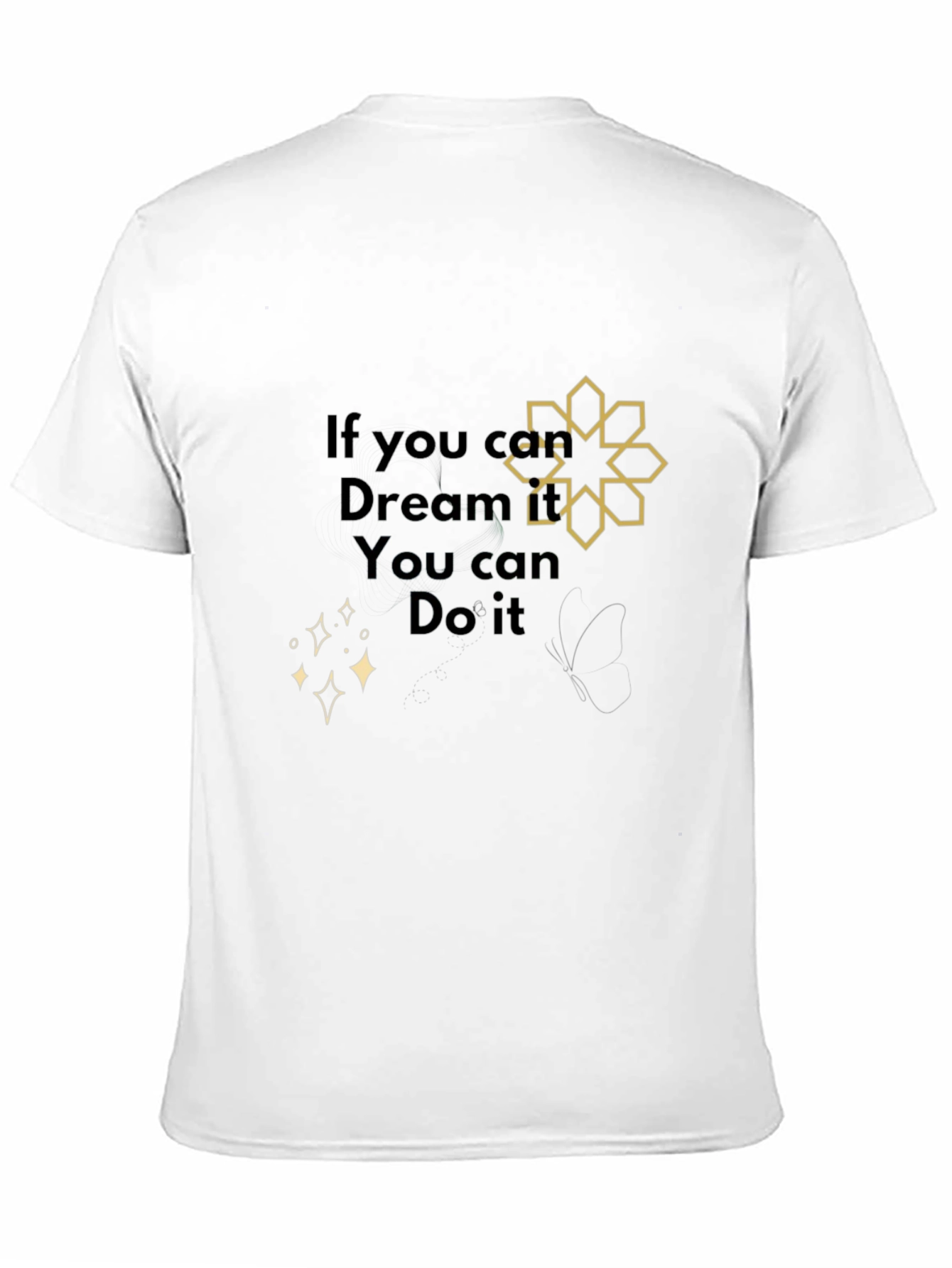 Dream It Do It Black Graphic Tee
