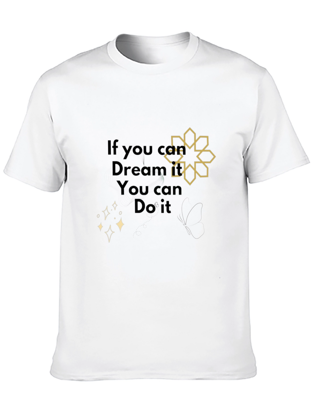 Dream It Do It Black Graphic Tee