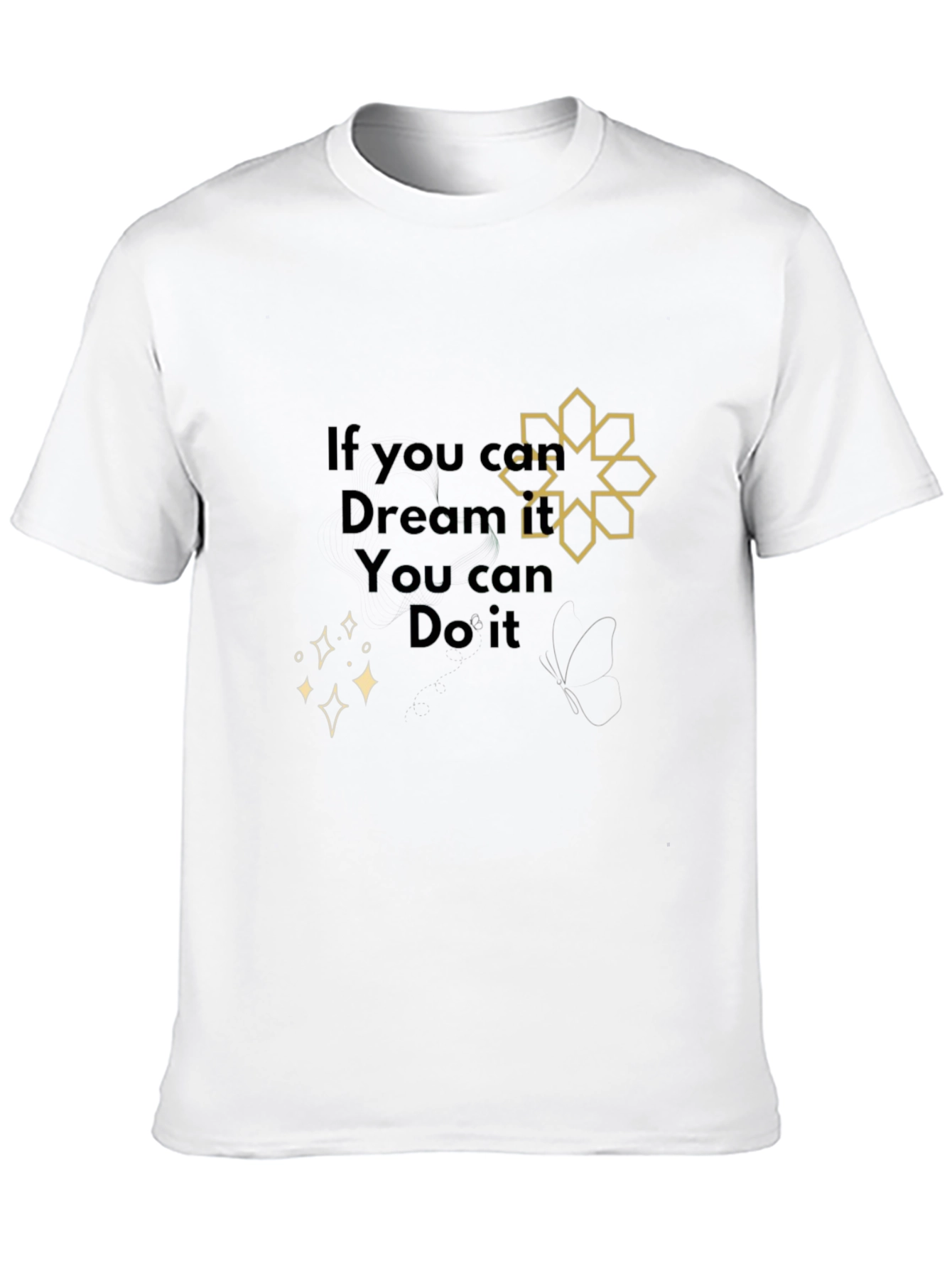 Dream It Do It Black Graphic Tee