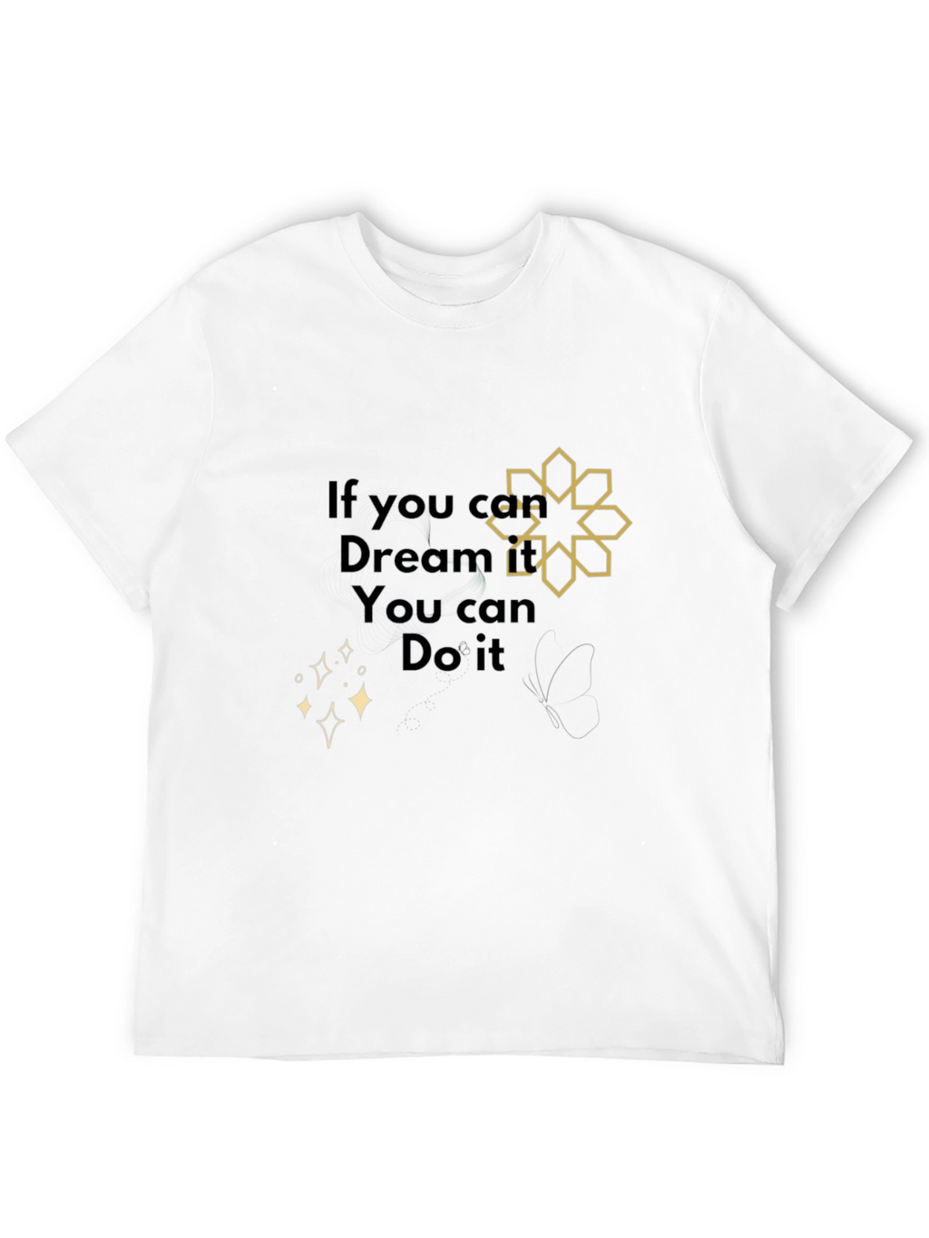 Dream It Do It Black Graphic Tee