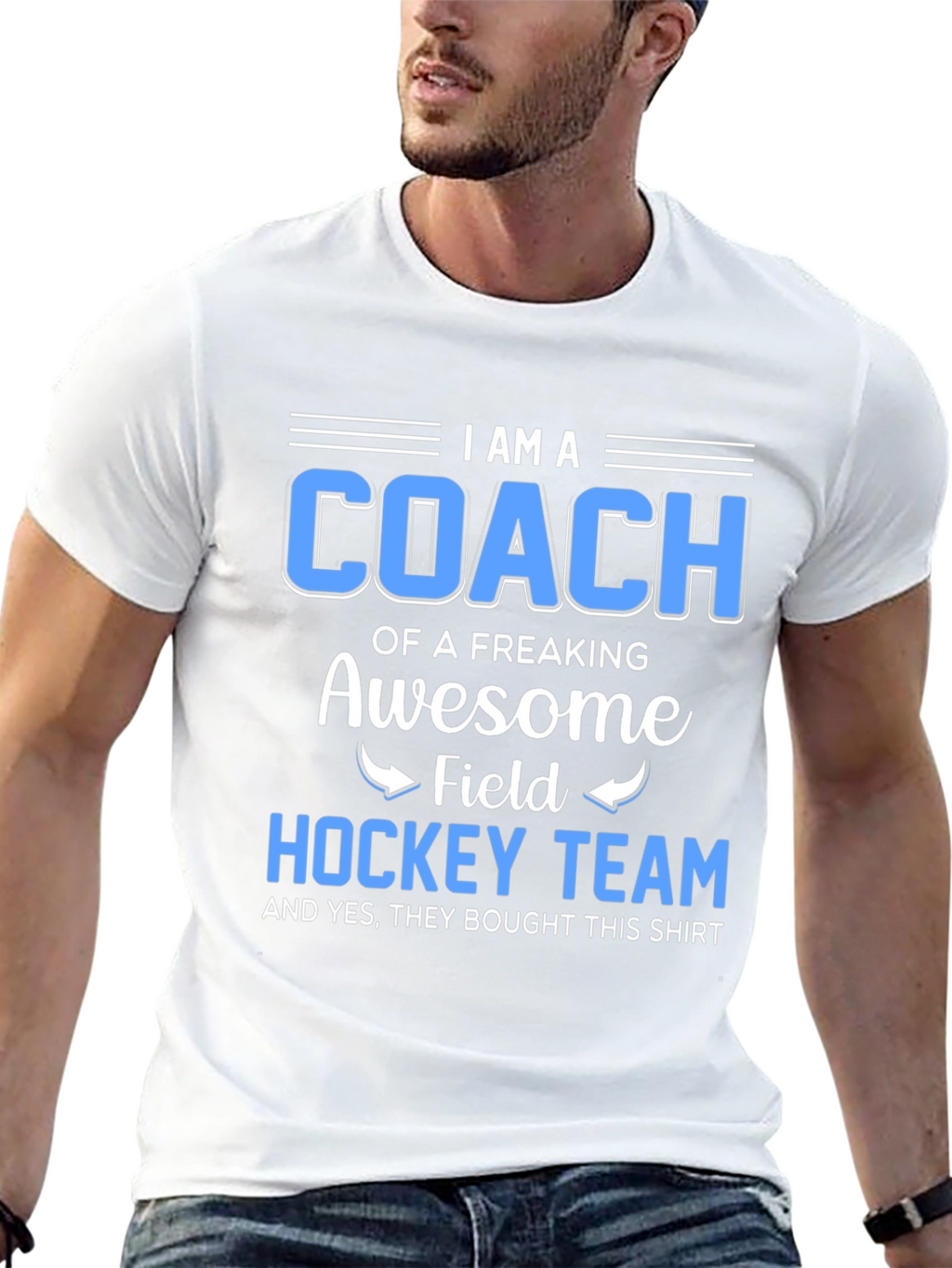 Awesome Field Hockey Coach T-Shirt