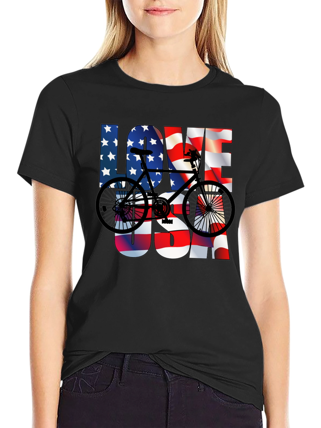 Love USA Bike T-Shirt