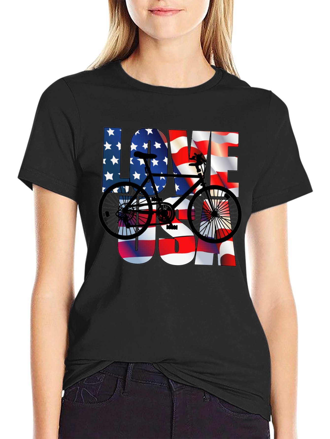 Love USA Bike T-Shirt