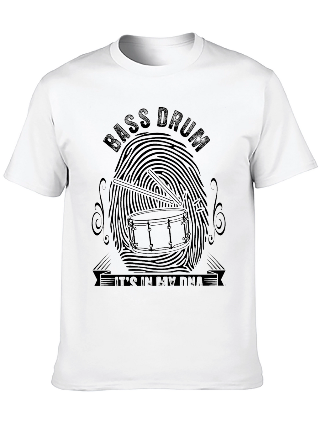 Bass Drum DNA Graphic Tee - Music Lover T-Shirt