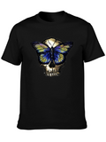 Skull Butterfly Graphic T-Shirt