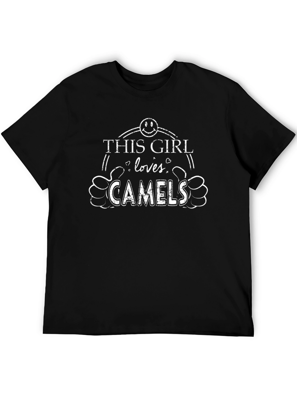 This Girl Loves Camels T-Shirt - Funny Graphic Tee