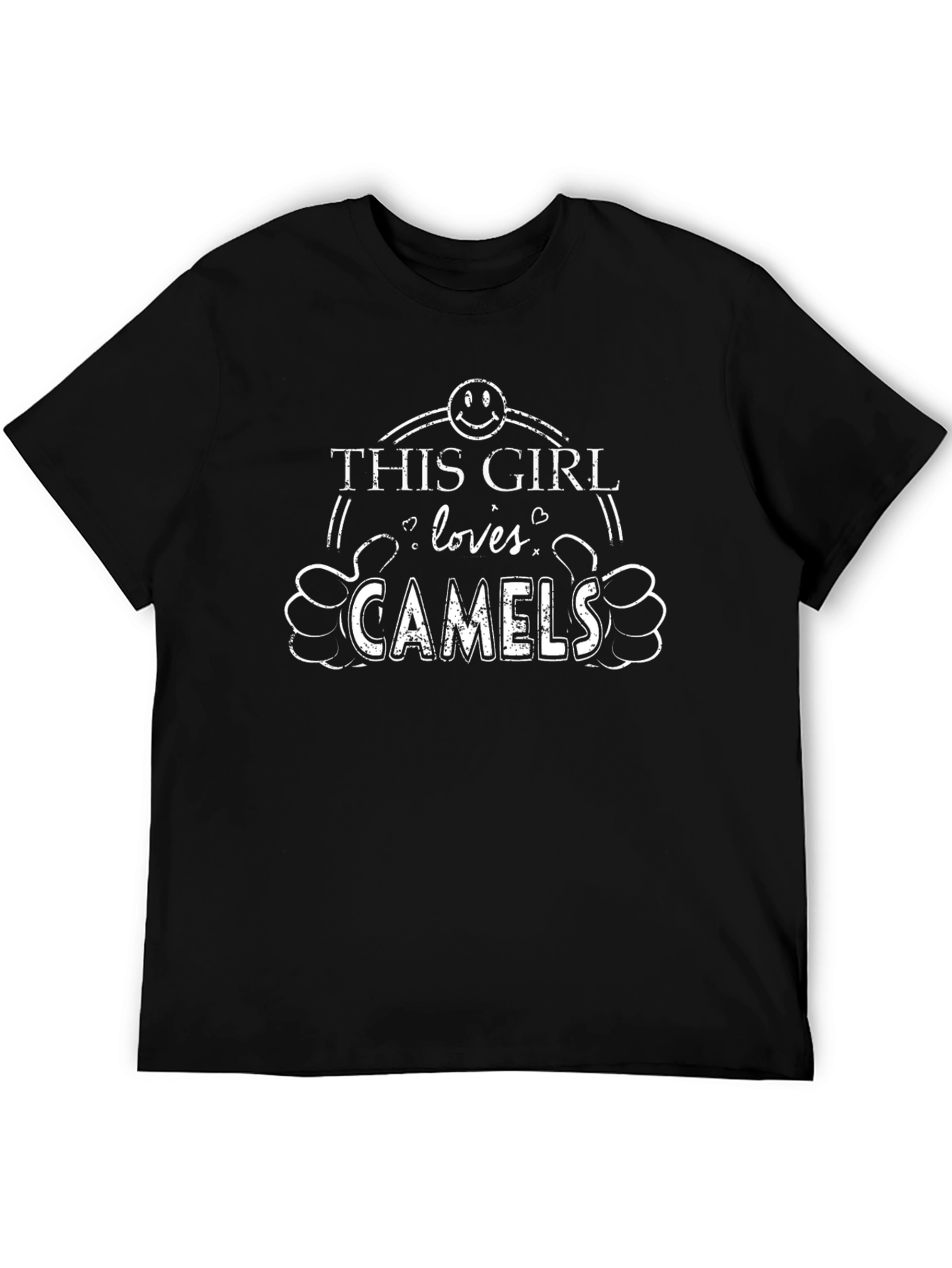 This Girl Loves Camels T-Shirt - Funny Graphic Tee