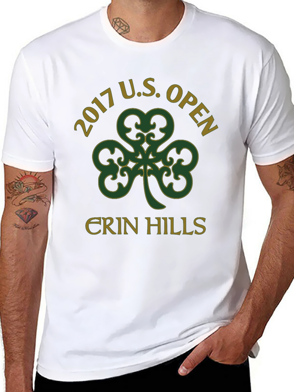 2017 U.S. Open Erin Hills Shamrock T-Shirt