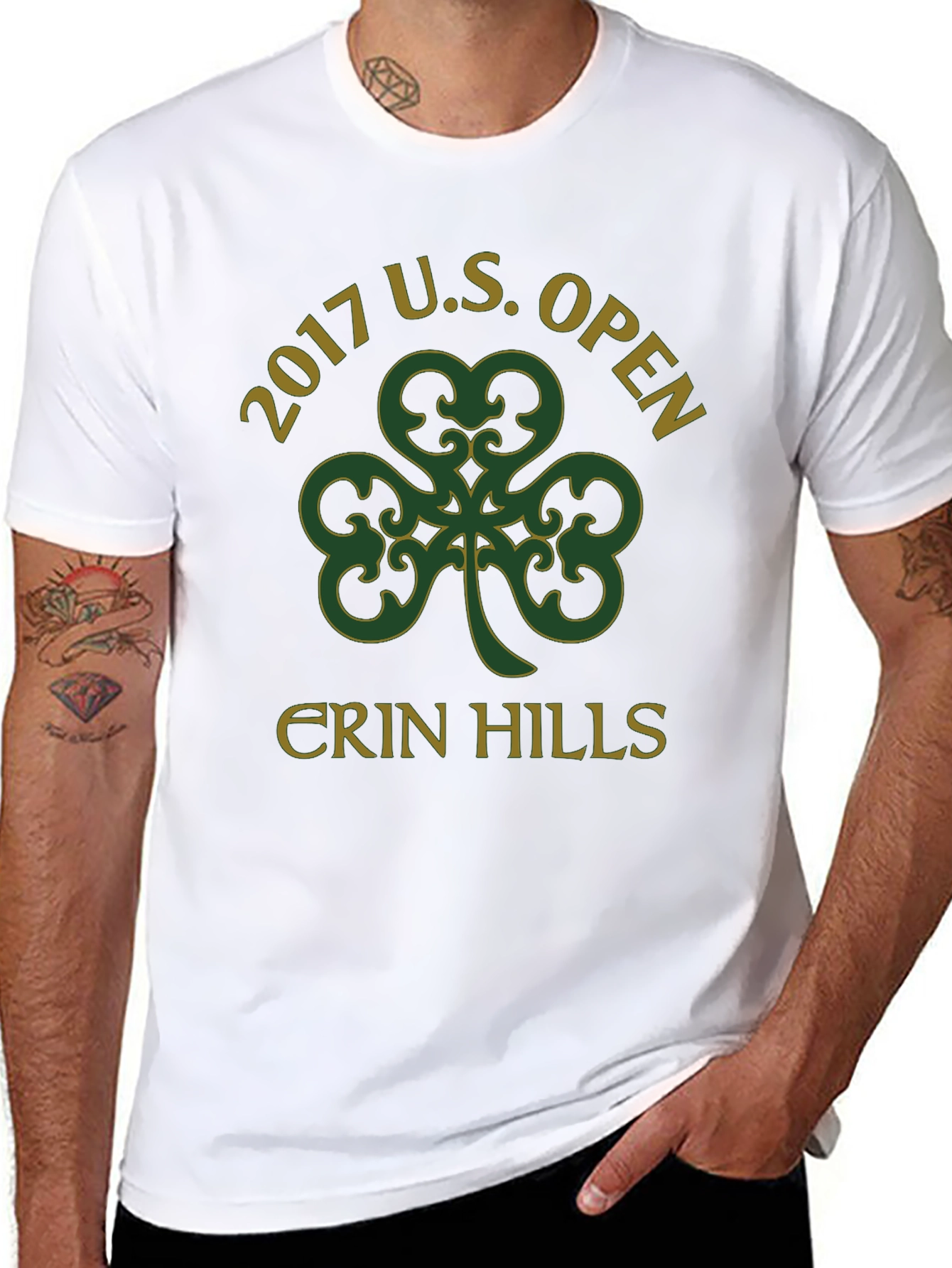 2017 U.S. Open Erin Hills Shamrock T-Shirt
