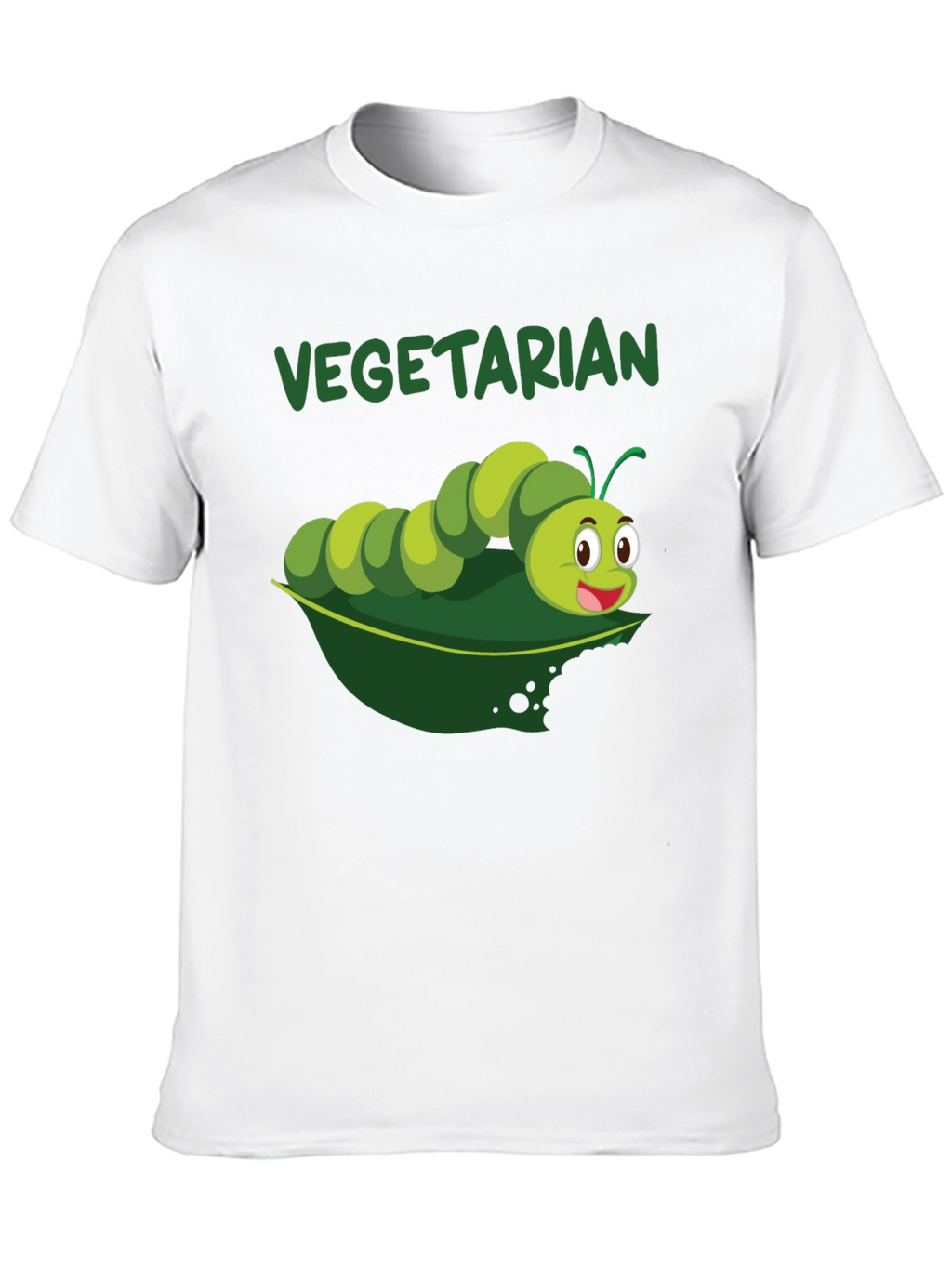 Vegetarian Caterpillar Graphic T-Shirt
