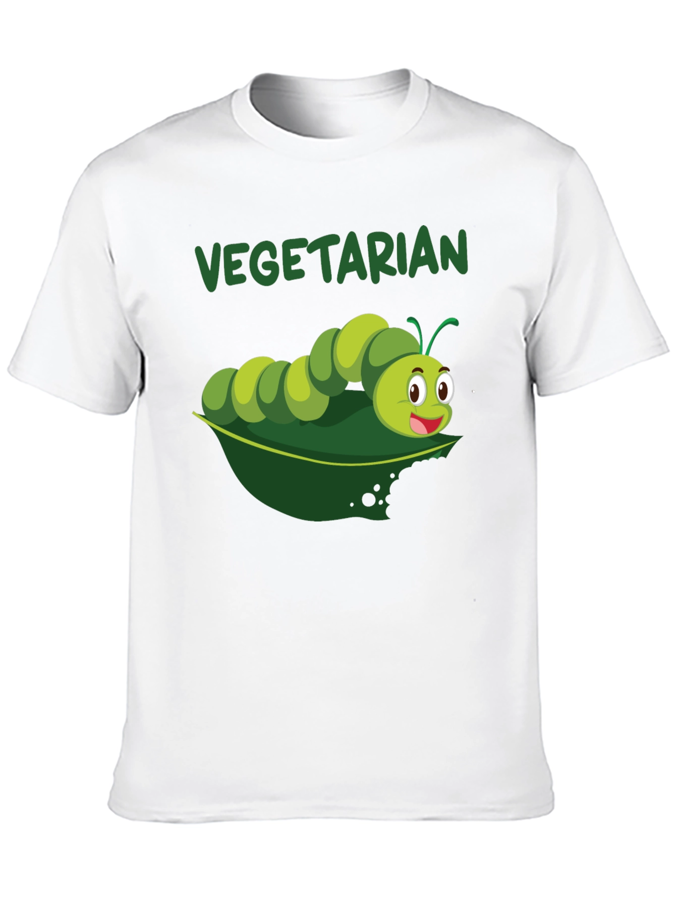 Vegetarian Caterpillar Graphic T-Shirt
