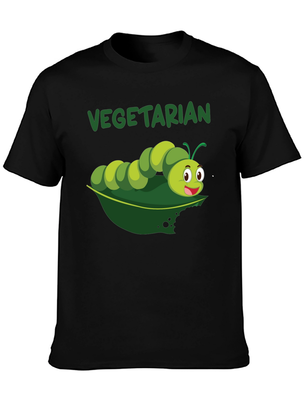 Vegetarian Caterpillar Graphic T-Shirt