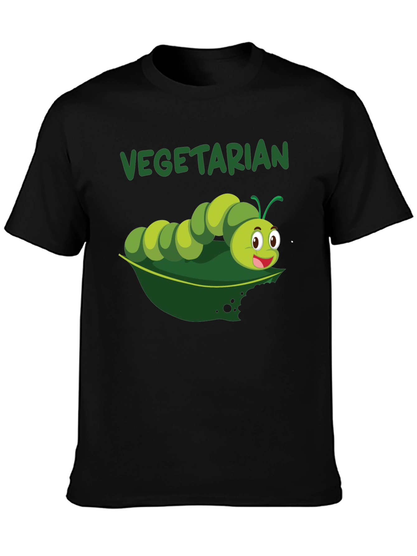 Vegetarian Caterpillar Graphic T-Shirt