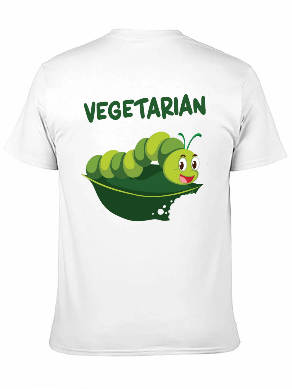 Vegetarian Caterpillar Graphic T-Shirt